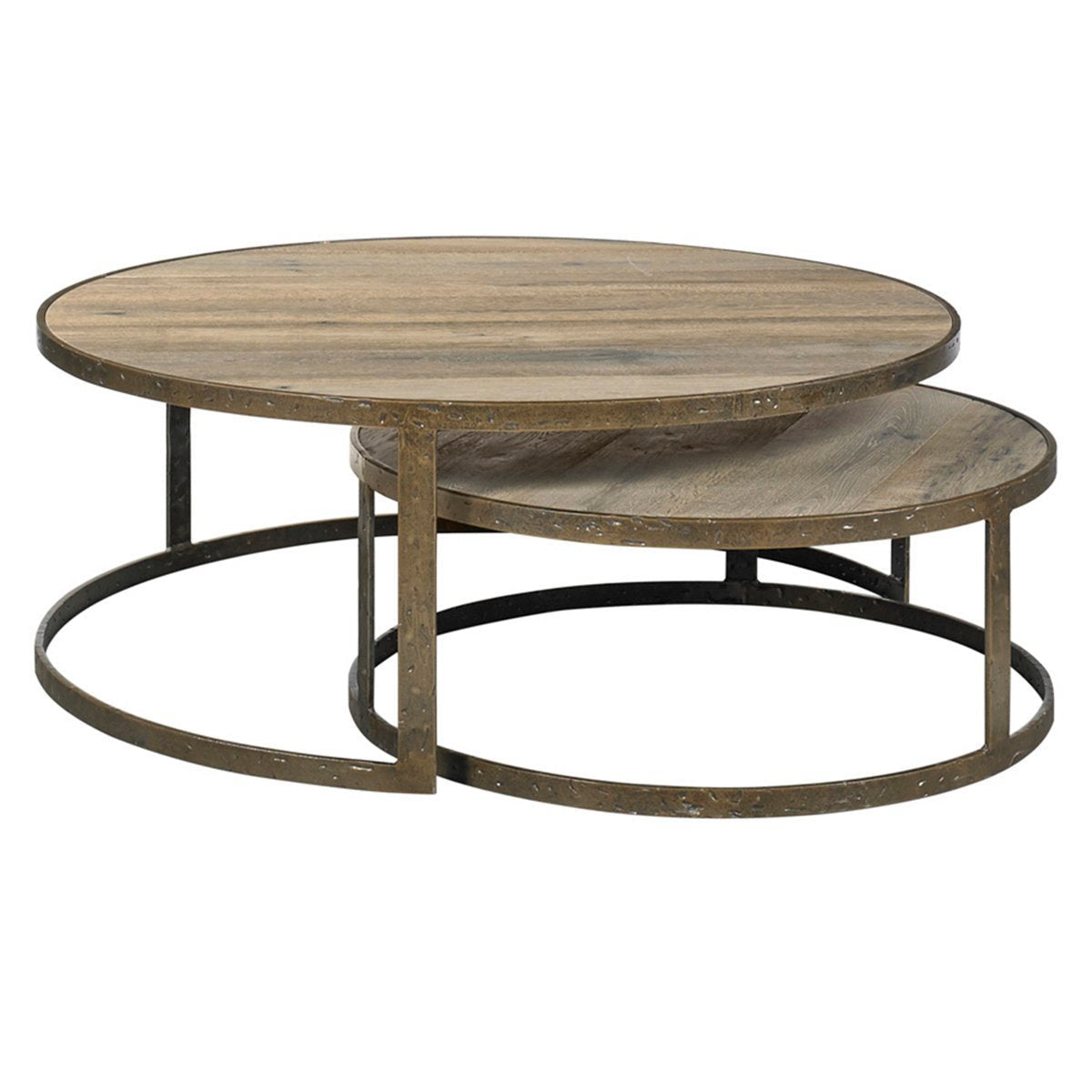 Abrelle Solid Wood Nesting Tables Set of 2 | Zin Home – zinhome