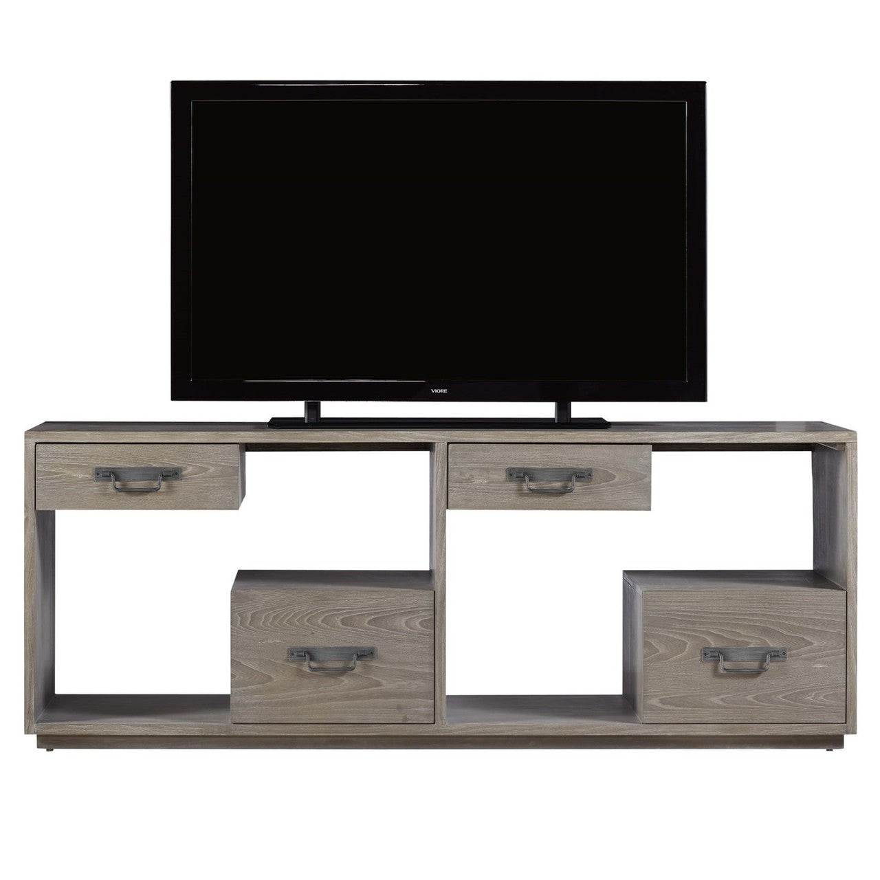 Danbury Grey 4 Drawer Media Console 78