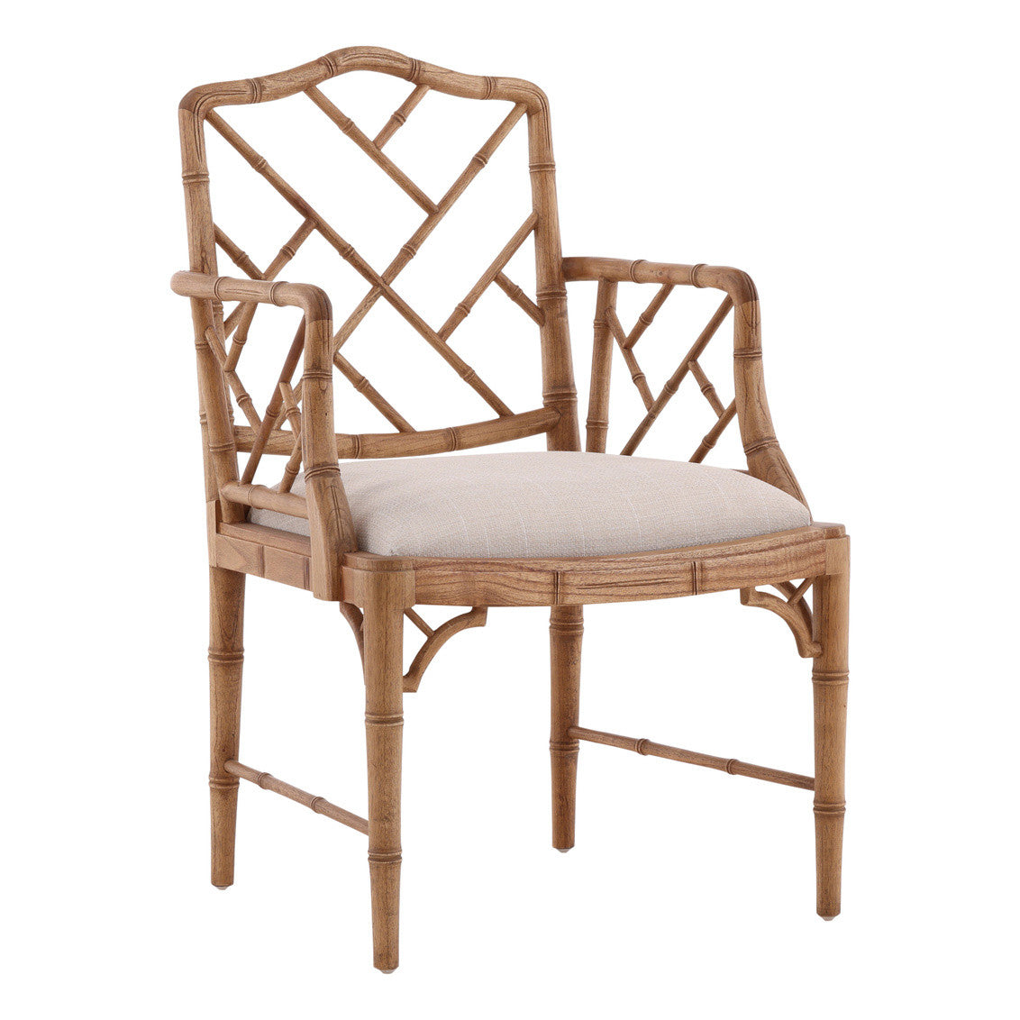 Natural Sawyer Arm Chair - 23' | Zin Home – zinhome