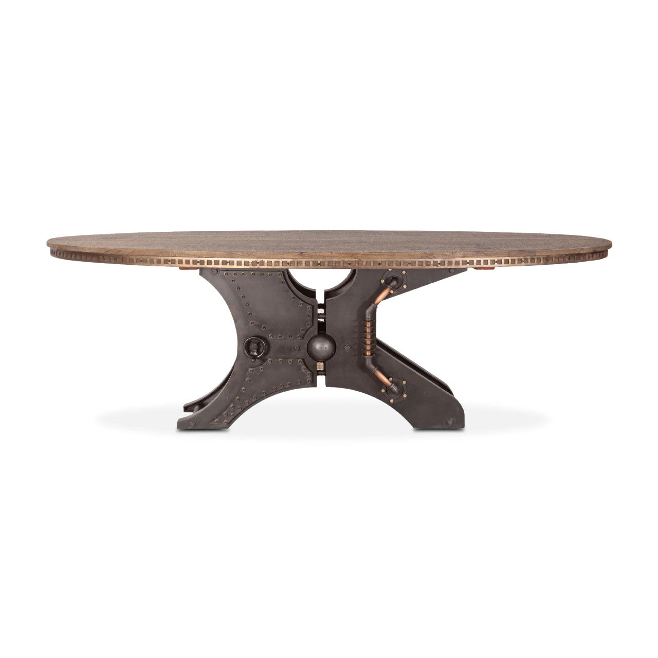 Reclaimed wood dining table buying guide visual from ZIN Home