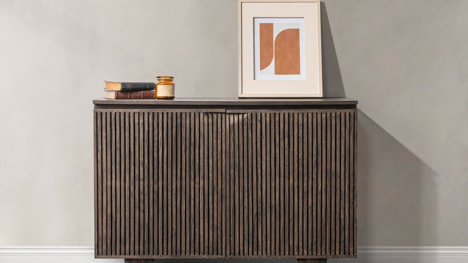 Classic Home Roya cabinet styled as dining room sideboard storage