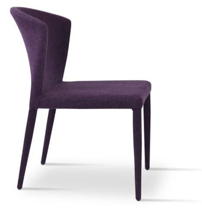 Capri Full Upholstered Stackable Chair by SohoConcept - view 5
