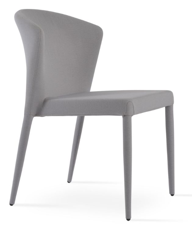 Capri Full Upholstered Stackable Chair by SohoConcept - view 6