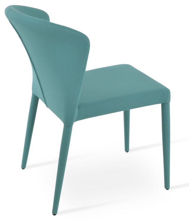 Capri Full Upholstered Stackable Chair by SohoConcept - view 9