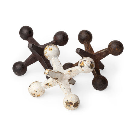 Jax Set of Cast Iron Metal Jacks