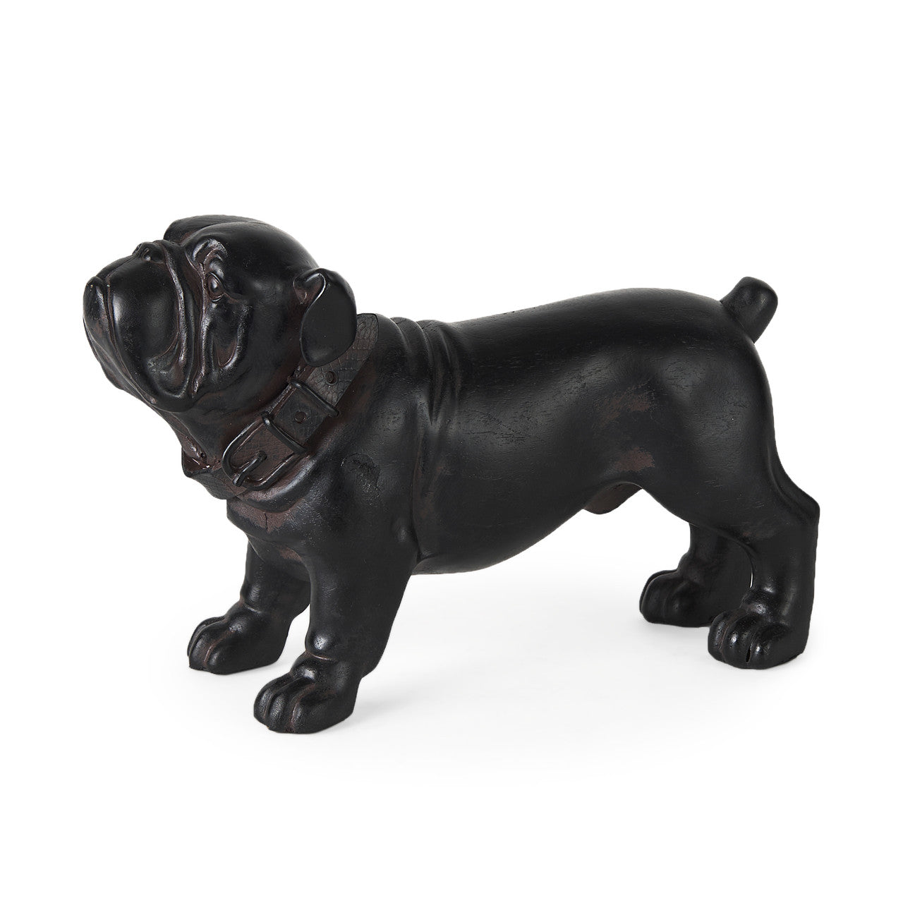 Hugo 5L x 13W Black Resin Bulldog