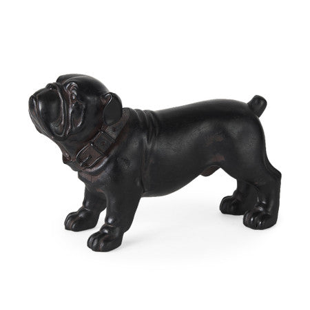 Hugo Black Resin Bulldog