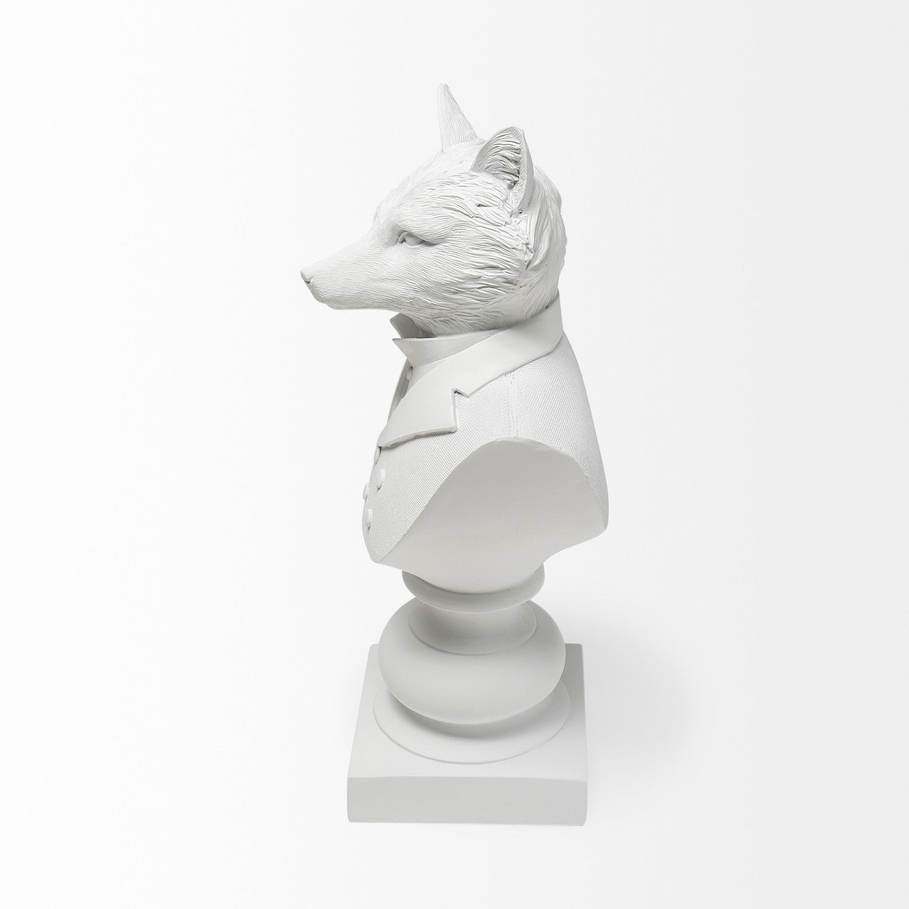 Murray 6L x 5W White Resin Business Fox