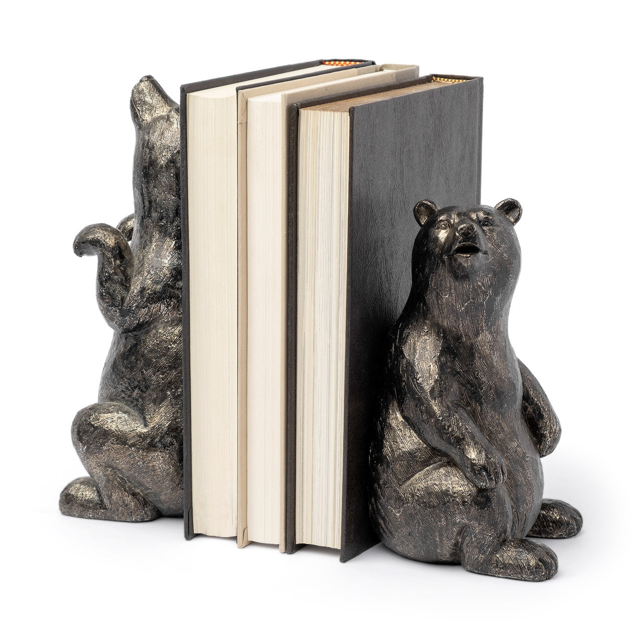 Sleuth (Set of 2) 9L x 8W Grizzly Bear Bookends