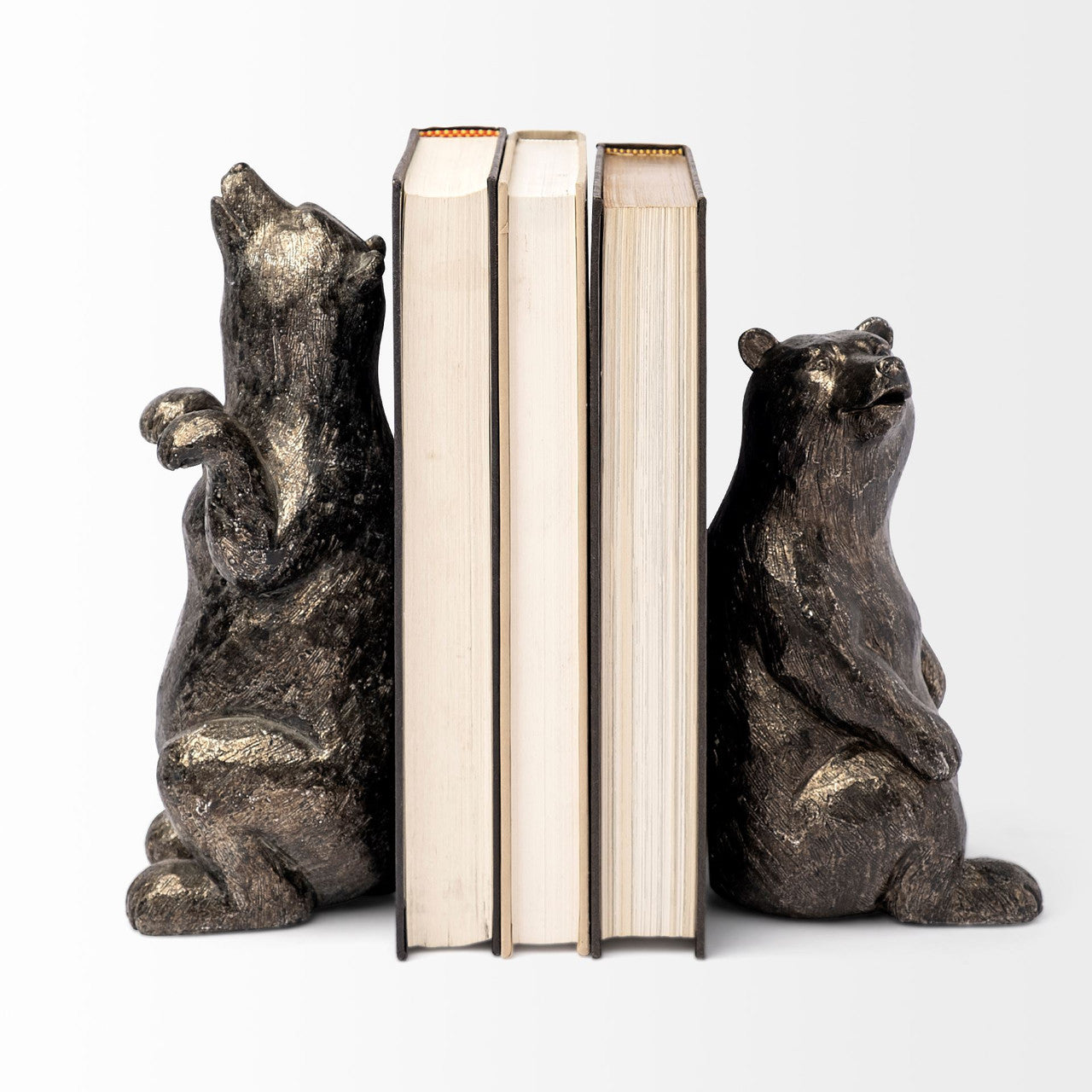Sleuth (Set of 2) 9L x 8W Grizzly Bear Bookends
