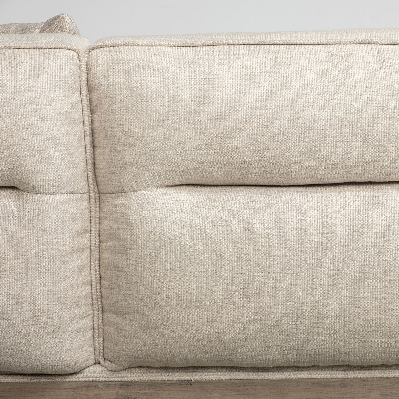Denali IV 121" Beige Upholstered Wooden Frame Left Four Seater Sectional