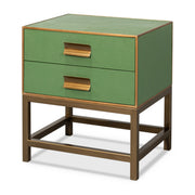 Gideon Shagreen Side Table, Watercress by Sarreid Ltd