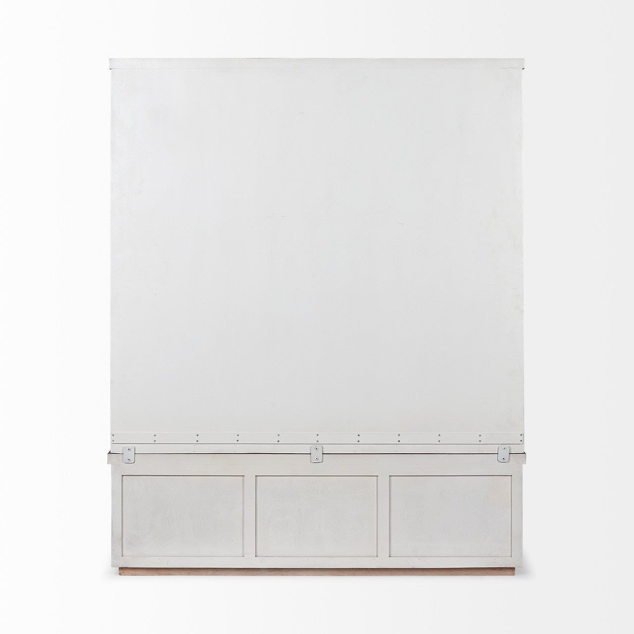 Fairview IV 61L x 17W White And Brown Wood With Storage Hall Tree