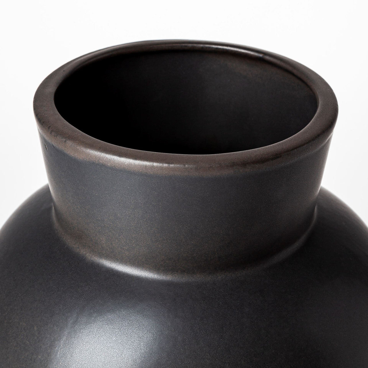 Laforge II Black Ceramic Vase