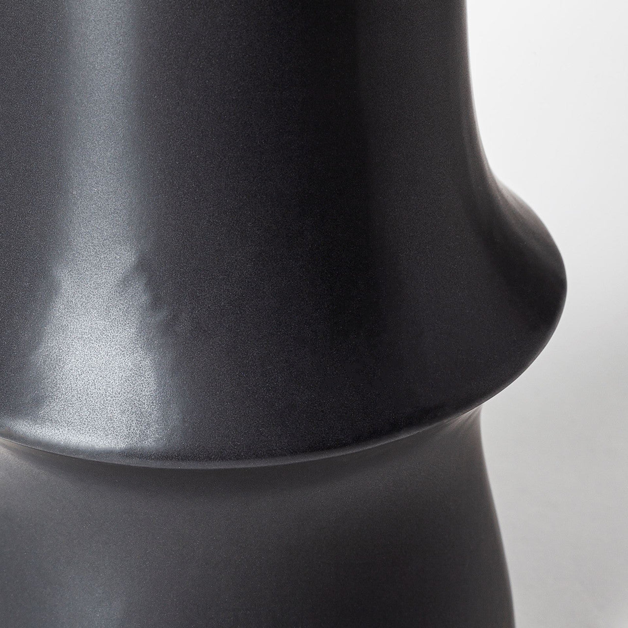 Laforge III Black Ceramic Vase