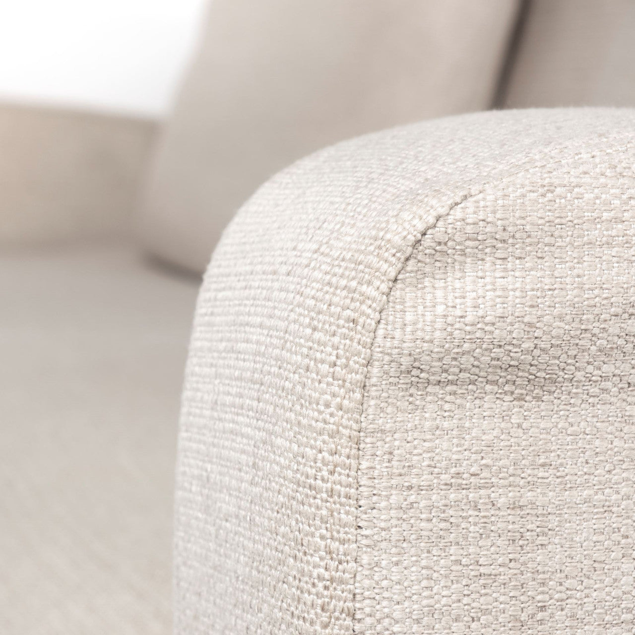 Denly II 92.5 X 38.25 X 34.5  Beige Slipcover Three Seater Sofa