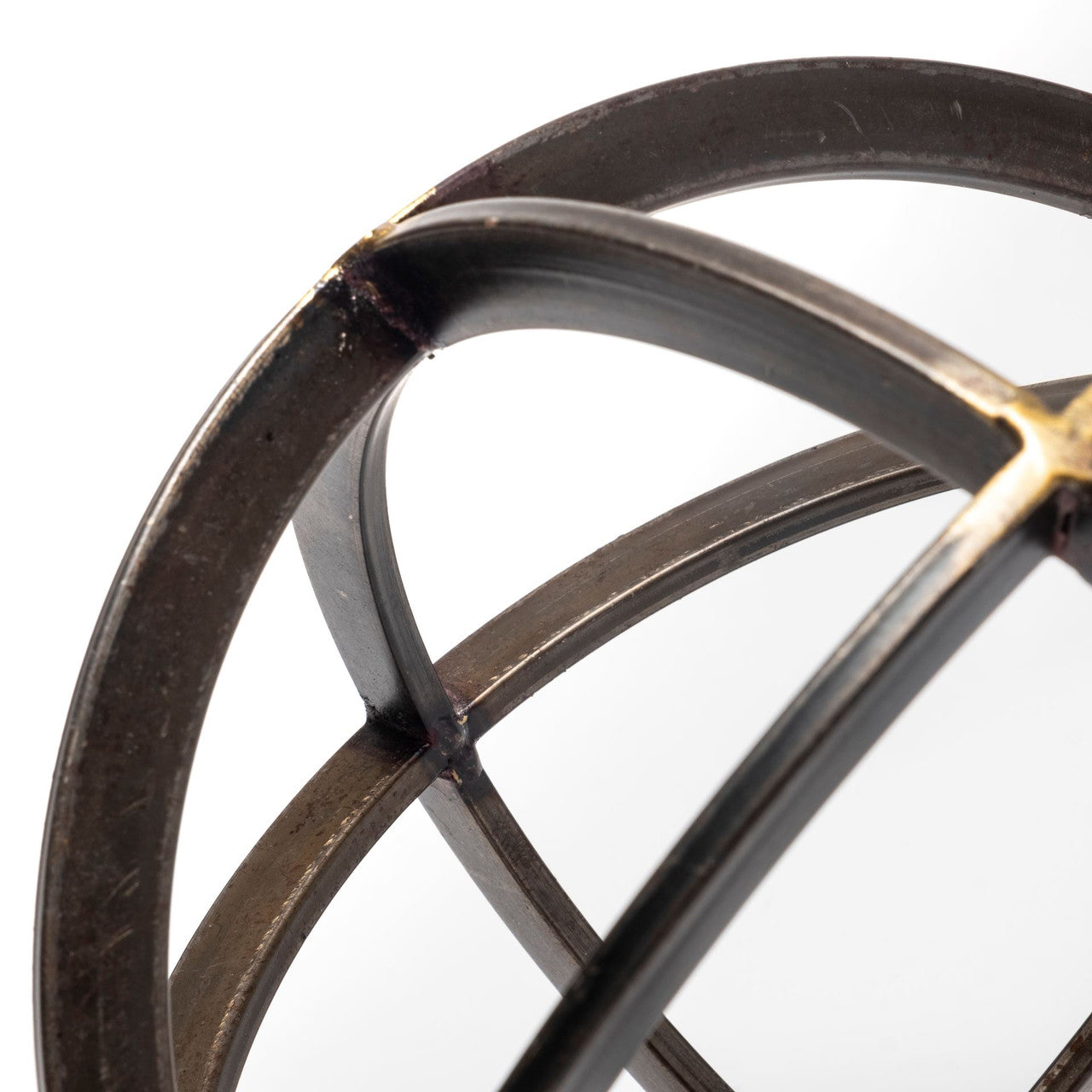 Galenna II (Medium) 9L x 9W Black Metal Circular Decorative Orb