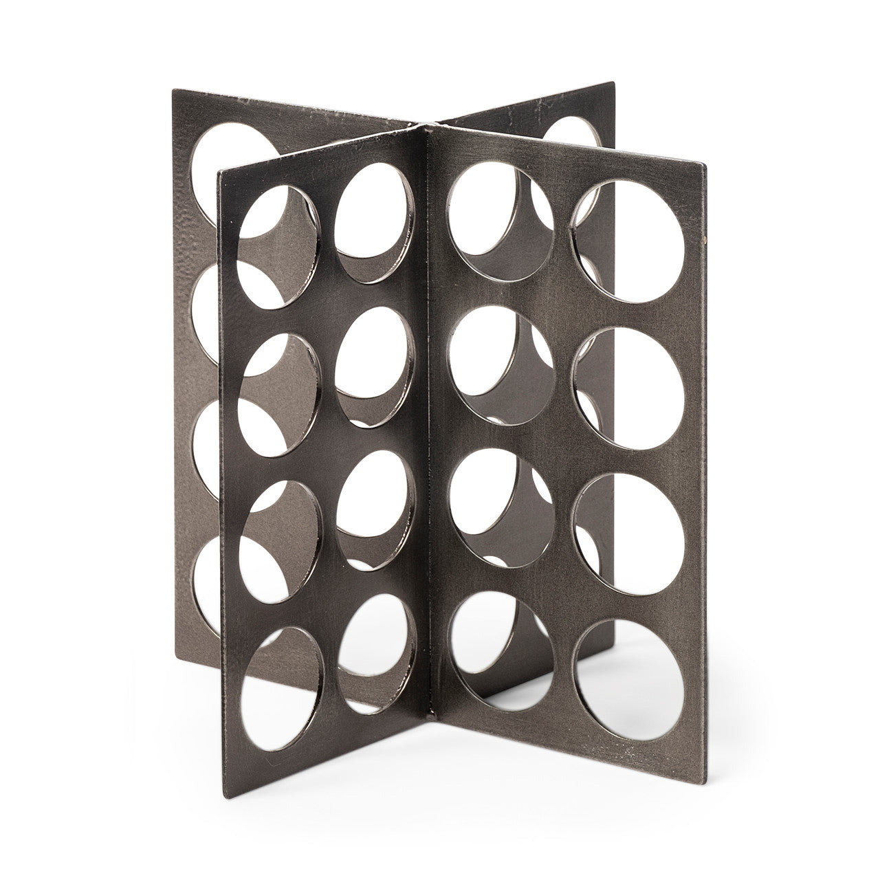 Fletcher (Large) 6L x 6W Gray Metal Abstract Decorative Object