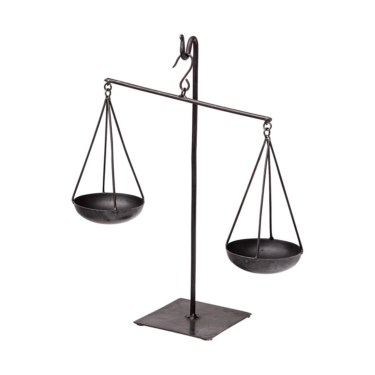Ellis 10L x 4W Black Metal Vintage Inspired Weighing Scale