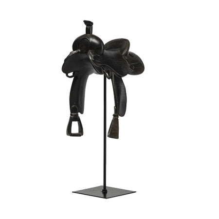 Colt Black Equestrian-Inspired Western Horse Saddle