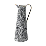 Colette Large Black/White Patterned Vase