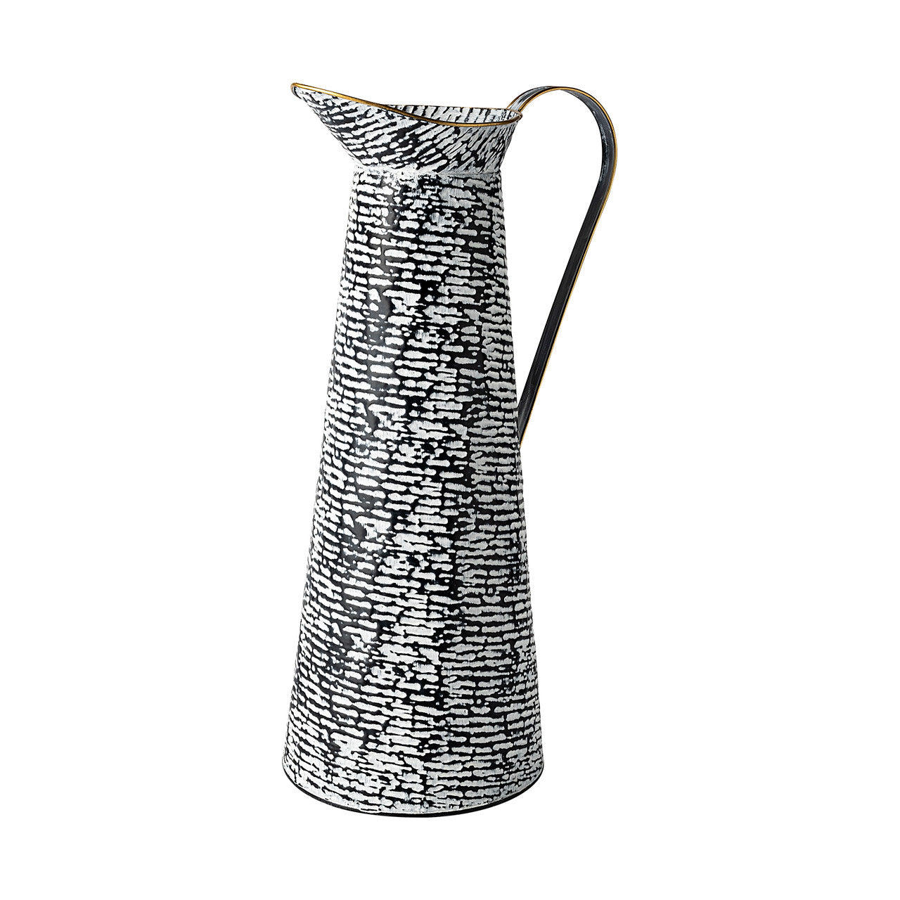 Colette Large Black/White Patterned Vase