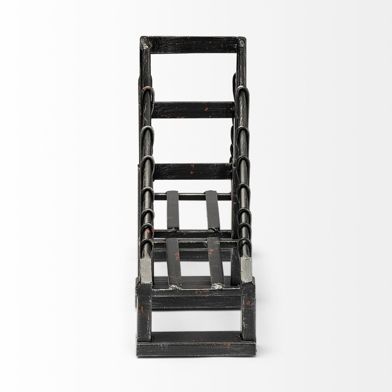 Suspension Set of 2 19L x 4W Brown Wrought Iron Suspension Bridge Bookends