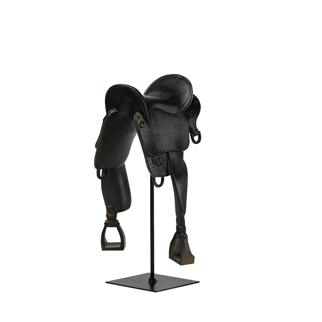 Colt III 8L x 9W Black Equestrian-Inspired English Horse Saddle