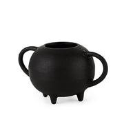 Cyrus Black Spherical Vase Decorative Object