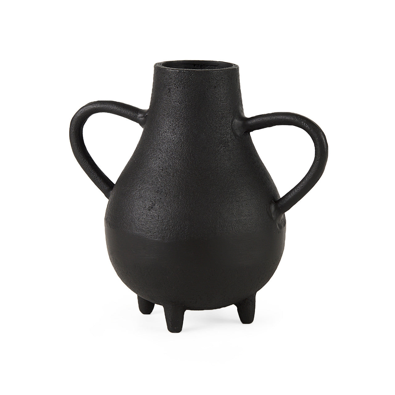 Cyrus Black Two handled Vase Decorative Object