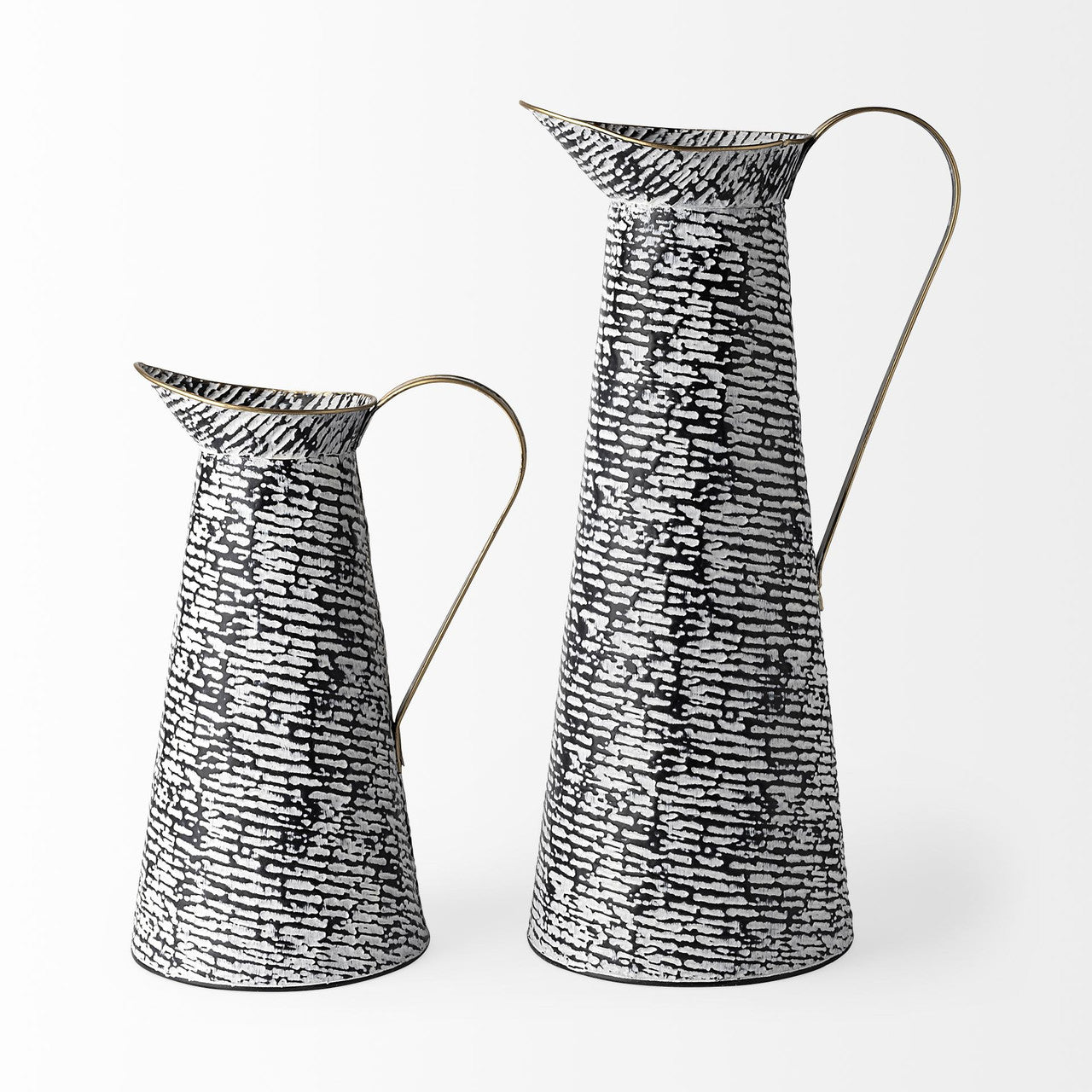 Colette Small Black/White Patterned Vase