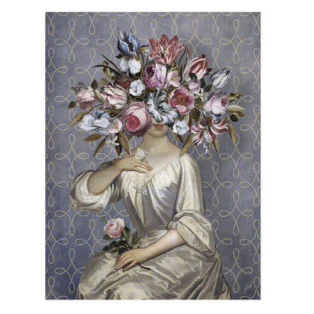 Beautiful Dreamer Silver Artwork by Jackie Von Tobel