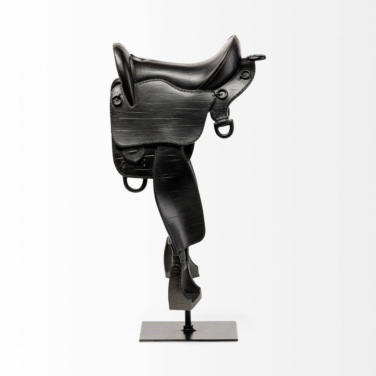 Colt III 8L x 9W Black Equestrian-Inspired English Horse Saddle