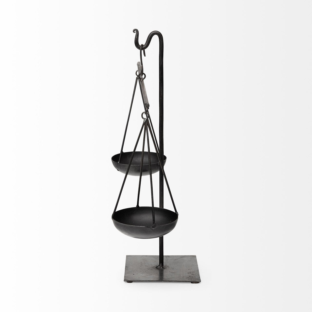 Ellis 10L x 4W Black Metal Vintage Inspired Weighing Scale