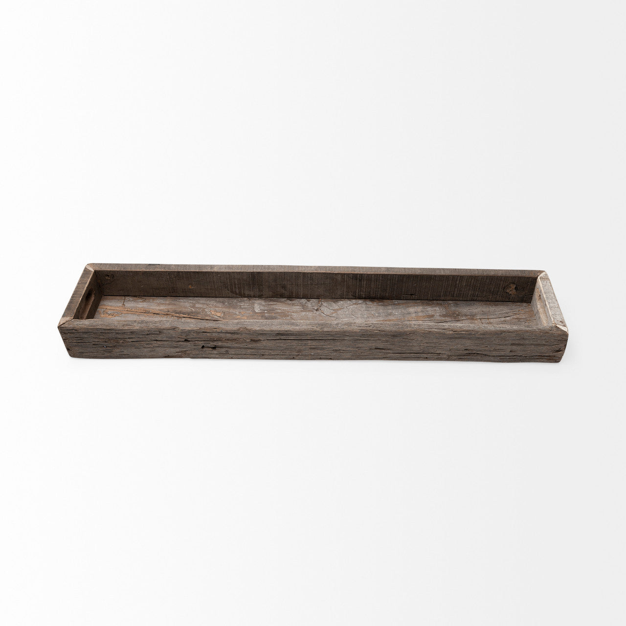 Vernon (Large) 36L x 7W Brown Reclaimed Wood Tray