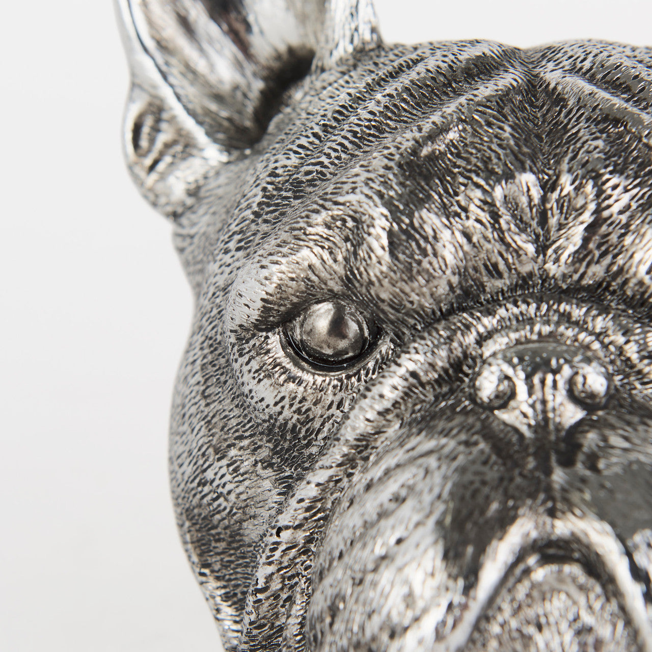 Bruno (Set of 2) 5L x 5W Silver American Bulldog Bookends