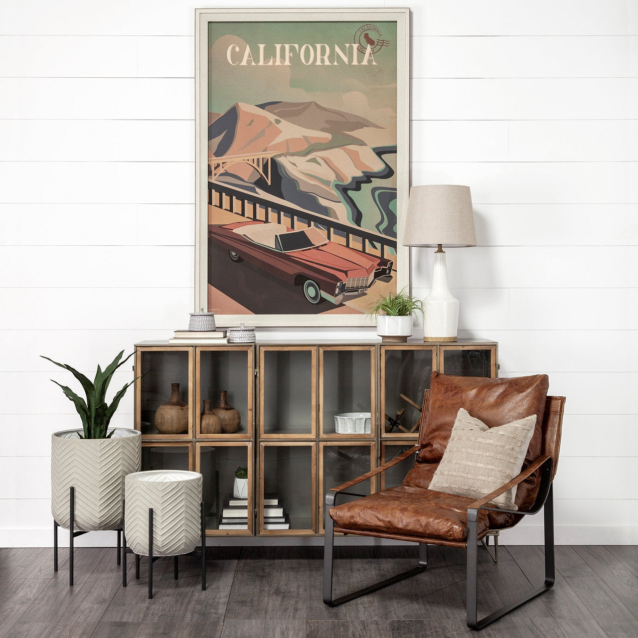 Afra Small Solid Wood Vase Shaped Decorative Object