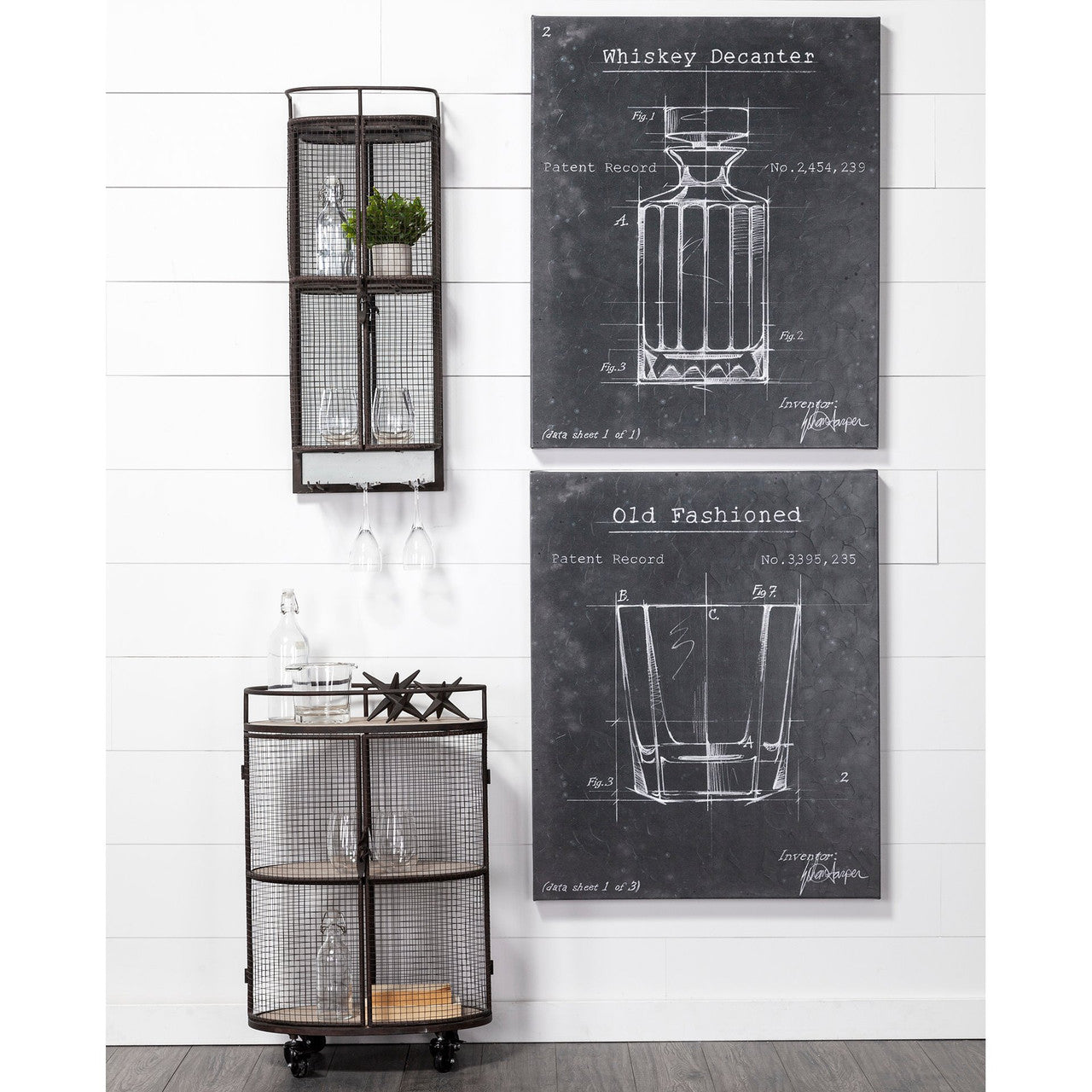 Rhea (Set of 3) Brown Cast Iron Small, Medium & Large Jacks