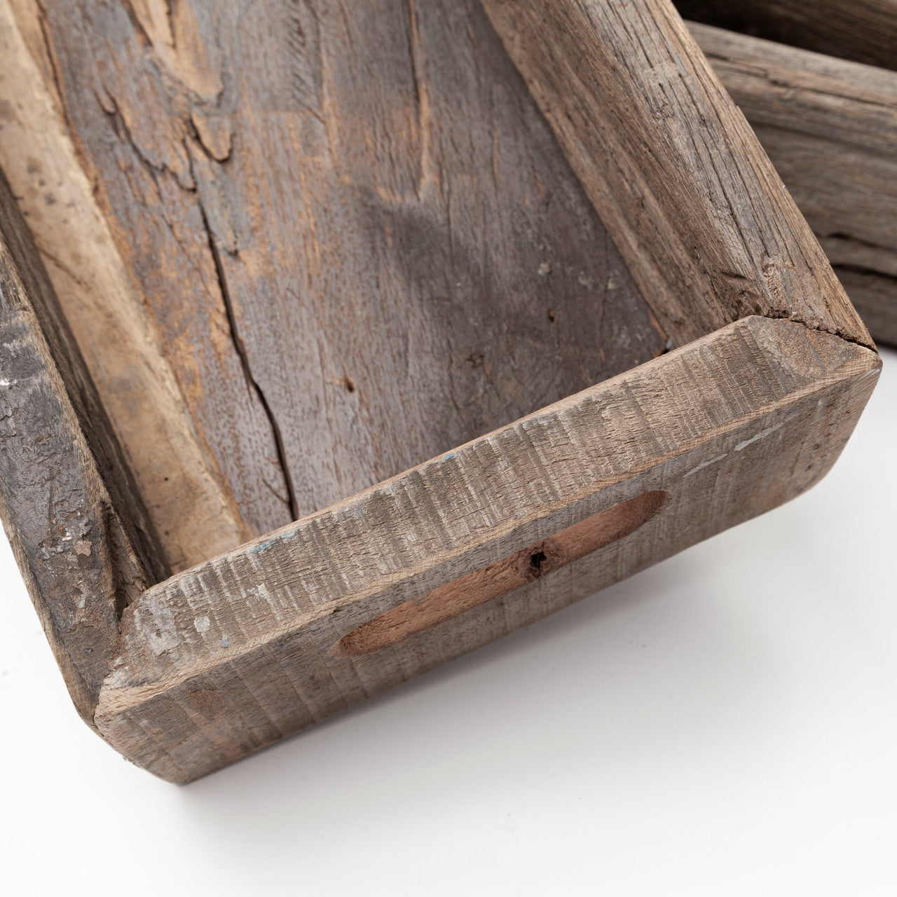 Vernon (Small) 24L x 7W Brown Reclaimed Wood Tray