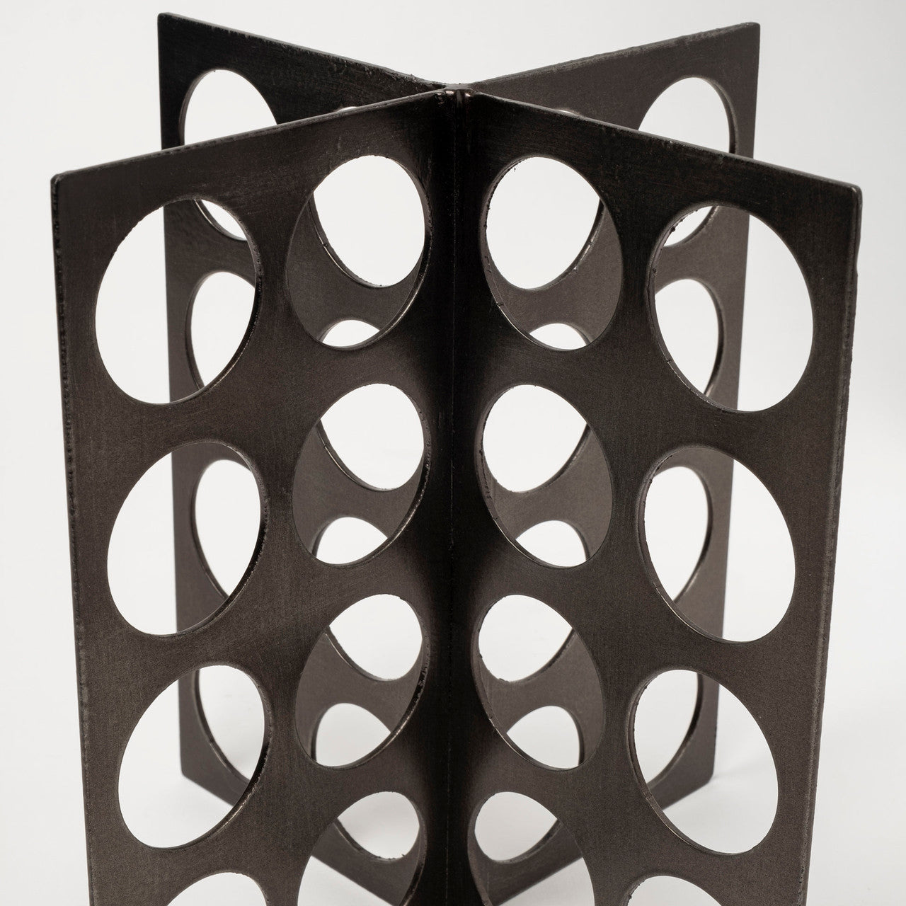 Fletcher (Small) 4L x 4W Gray Metal Abstract Decorative Object