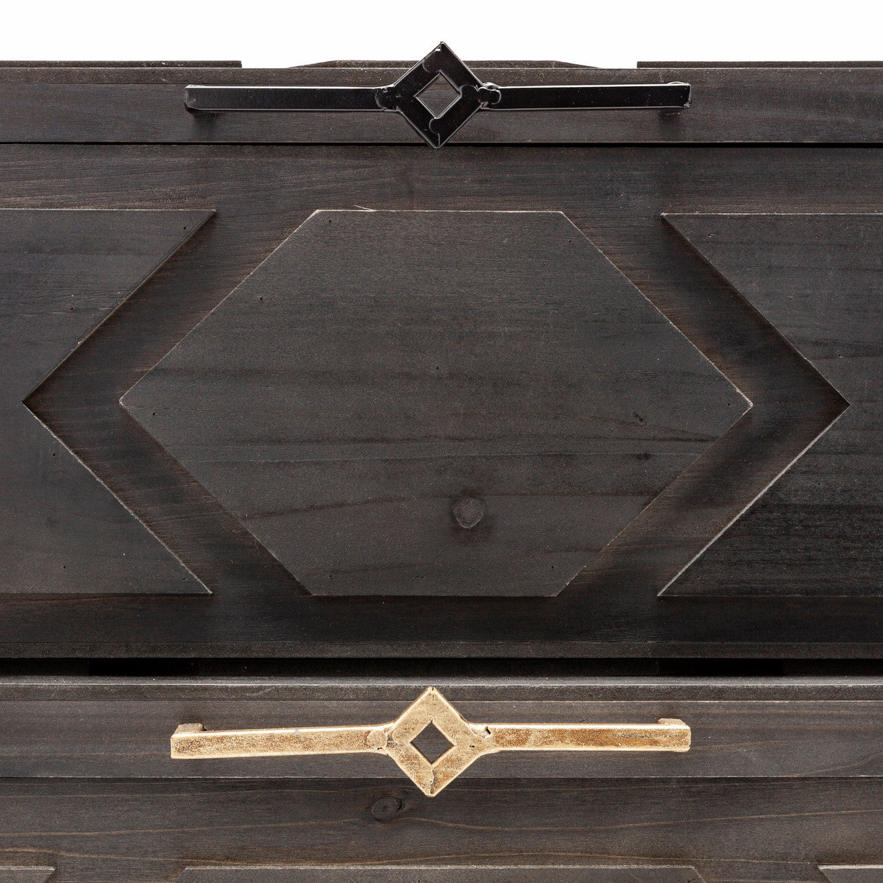 Cassia Set of 2 Brown Wooden Boxes