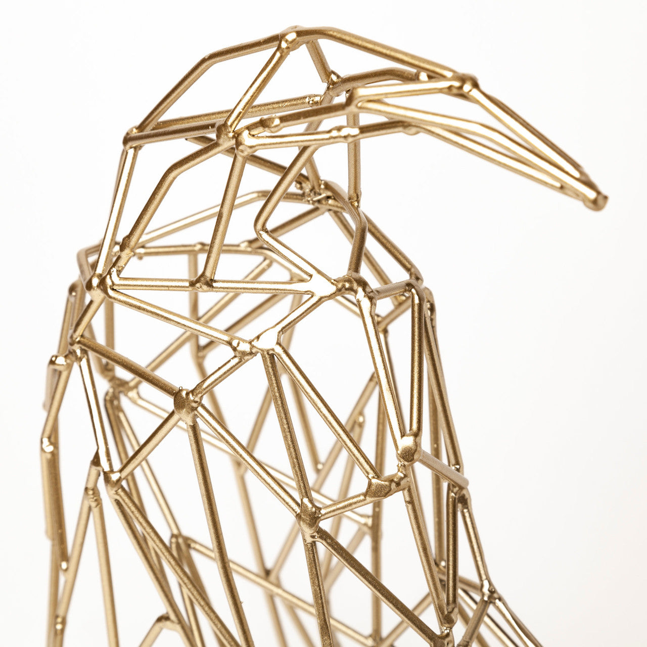 Frankie II 13L x 6W Gold Wire Framed Dog Shaped Decor