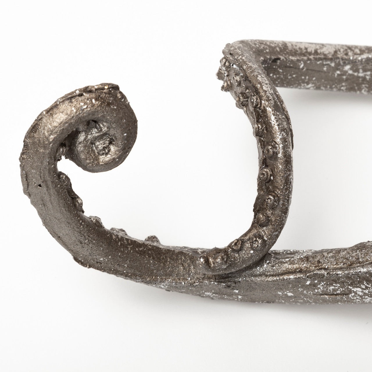 Strafford Medium 13L x 7W Silver Resin Octopus