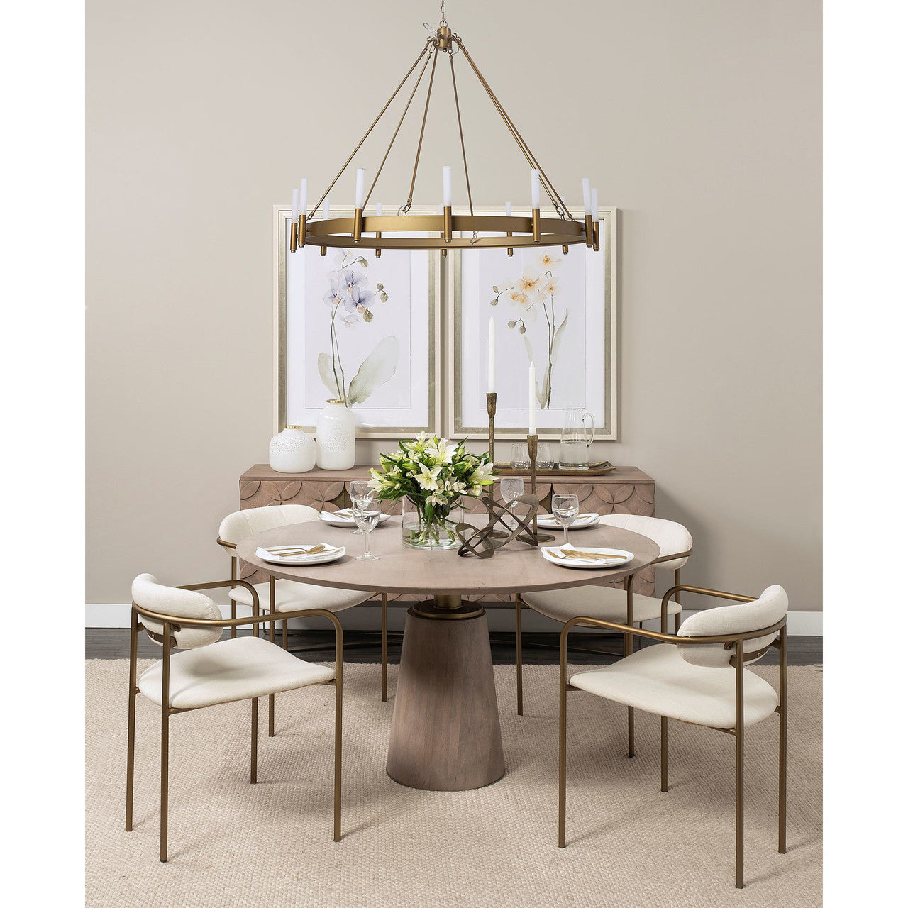 Levit (Small) Gold Table Candle Holder