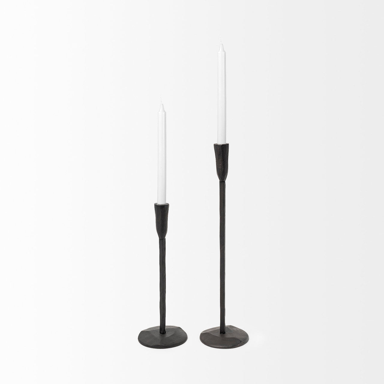Levit (Large) Black Table Candle Holder