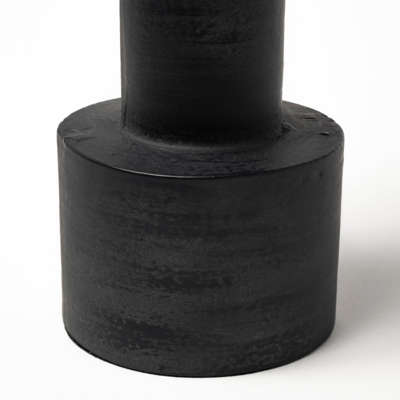 Bolton I 3.9L x 3.9W x 10.6H Black Metal Table Candle Holders