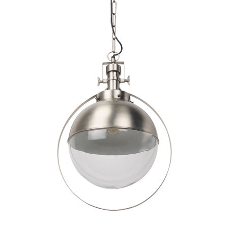 Leighton Antique Nickel Pendant Light