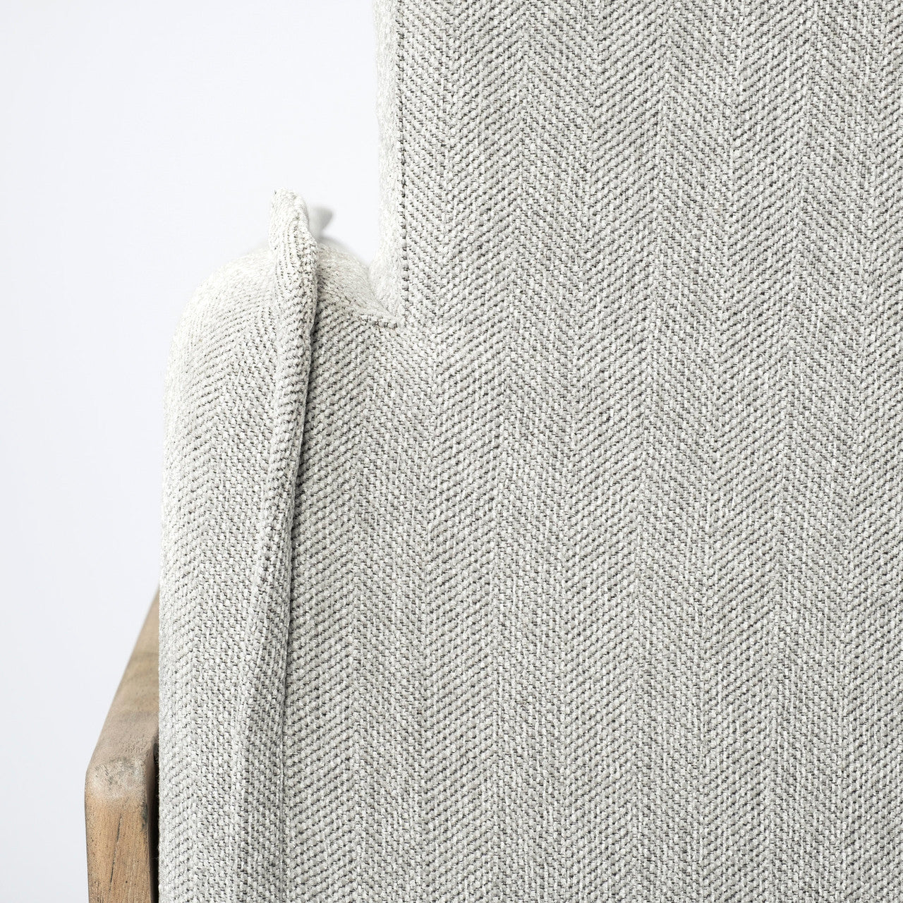 Roy I 84" Frost Gray Upholstered Three Seater Sofa