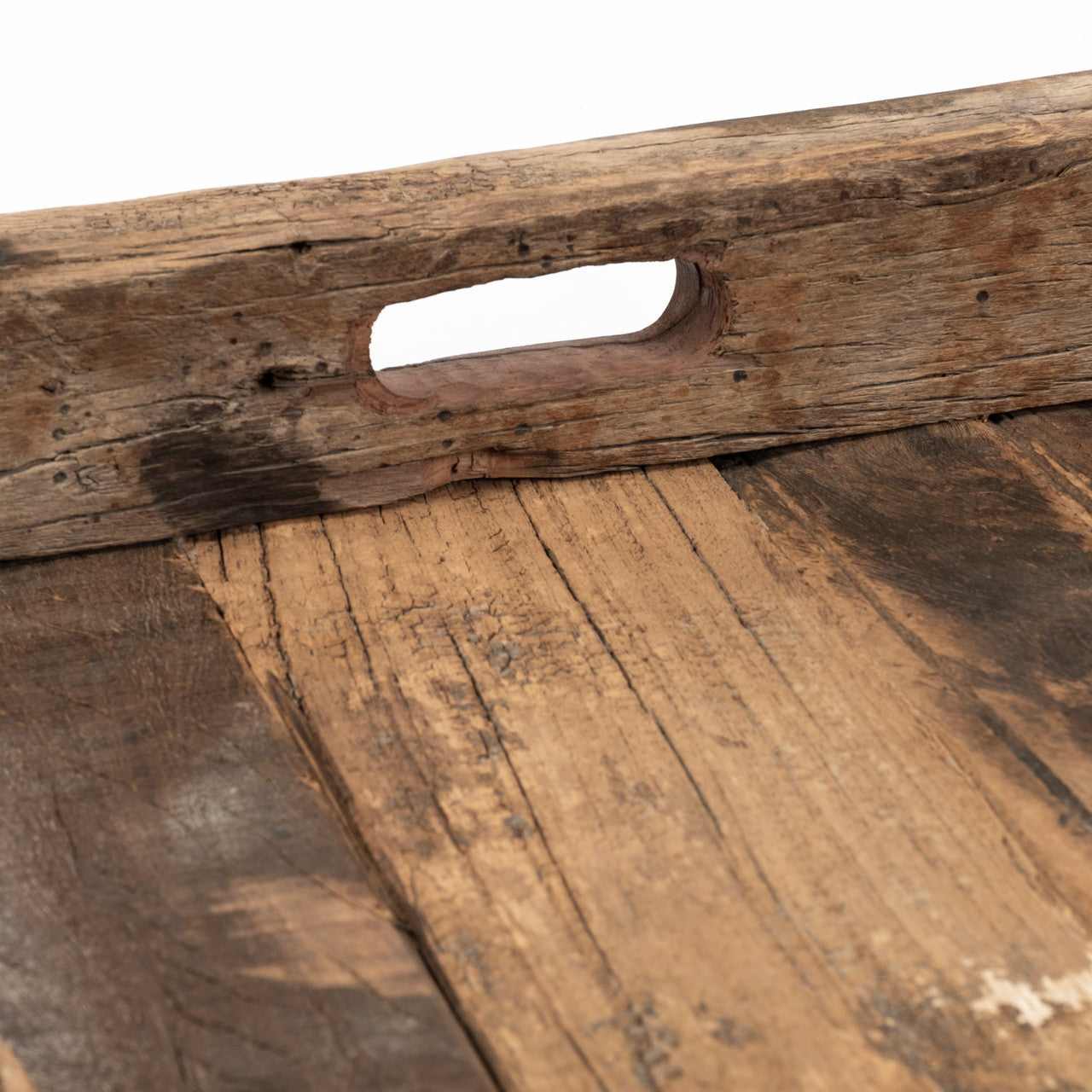 Carson (Large) 30L x 30W Brown Reclaimed Wood Tray