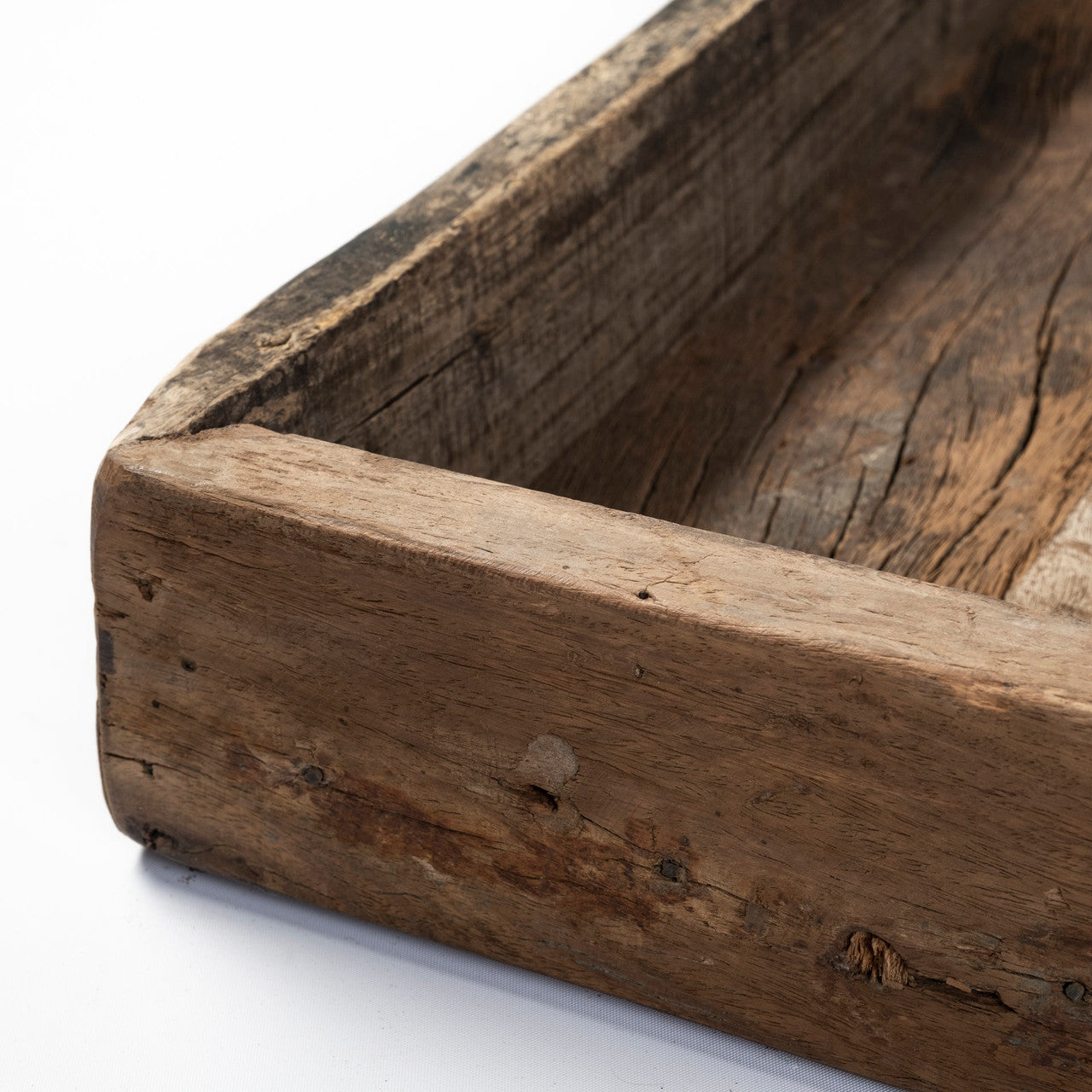 Carson (Large) 30L x 30W Brown Reclaimed Wood Tray